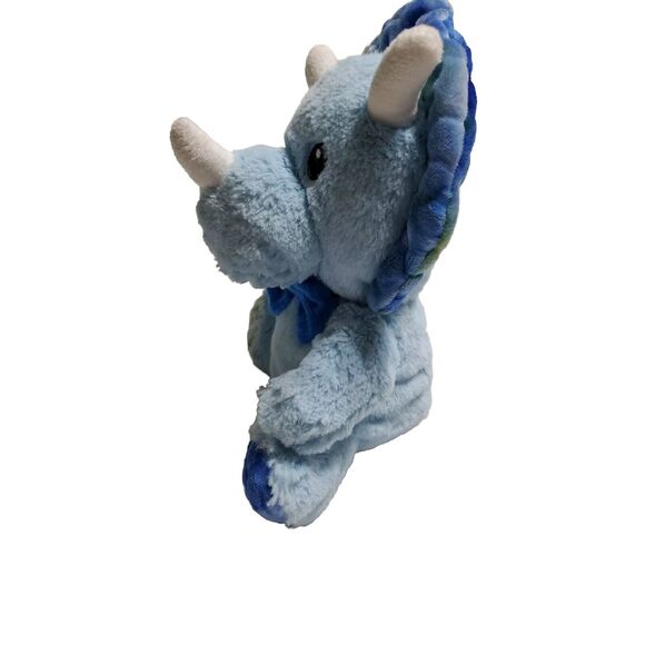PUBLIX Toy Blue Triceratops Plush Stuffed Animal 9" Super Soft - Picture 2 of 6
